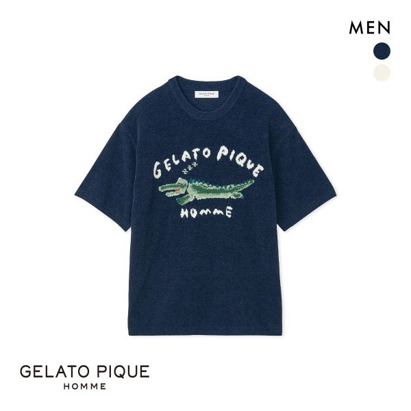 gelato pique ジェラートピケ オム メンズ エアリーモコ ワニ