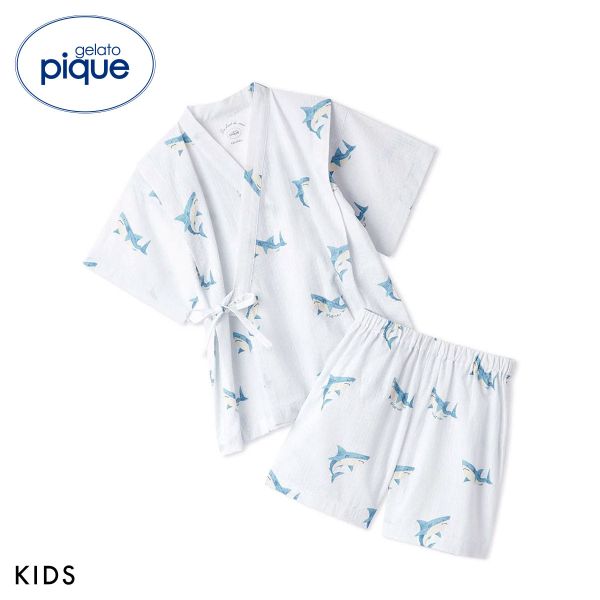 ジェラートピケ キッズアンドベイビー キッズ 甚平 ジェラピケ パジャマ ルームウェア gelato pique Kids＆Baby KIDSの画像