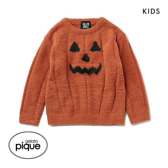 ジェラートピケ キッズアンドベイビー gelato pique Kids＆Baby【KIDS】【Halloween】【PUMPKIN】kidsプルオーバー ジェラピケ