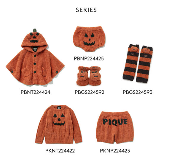 ジェラートピケ キッズアンドベイビー gelato pique Kids＆Baby【KIDS】【Halloween】【PUMPKIN】kidsプルオーバー ジェラピケ