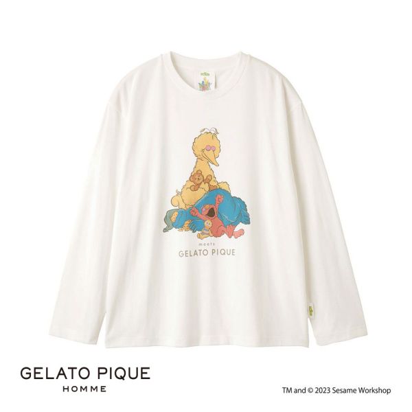 ジェラートピケ オム GELATO PIQUE メンズ SESAME STREET HOMME ワン