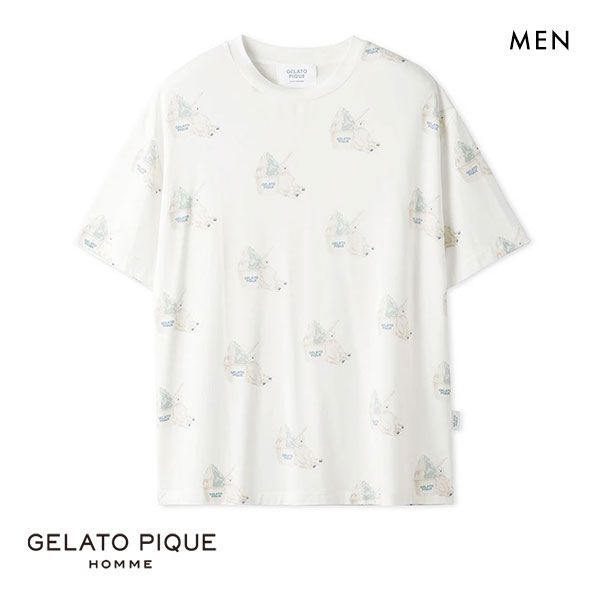 新作からSALEアイテム等お得な商品満載 pique gelato ジェラートピケ COOL メンズ PIQUE GELATO オム Tシャツ(半袖/袖なし)