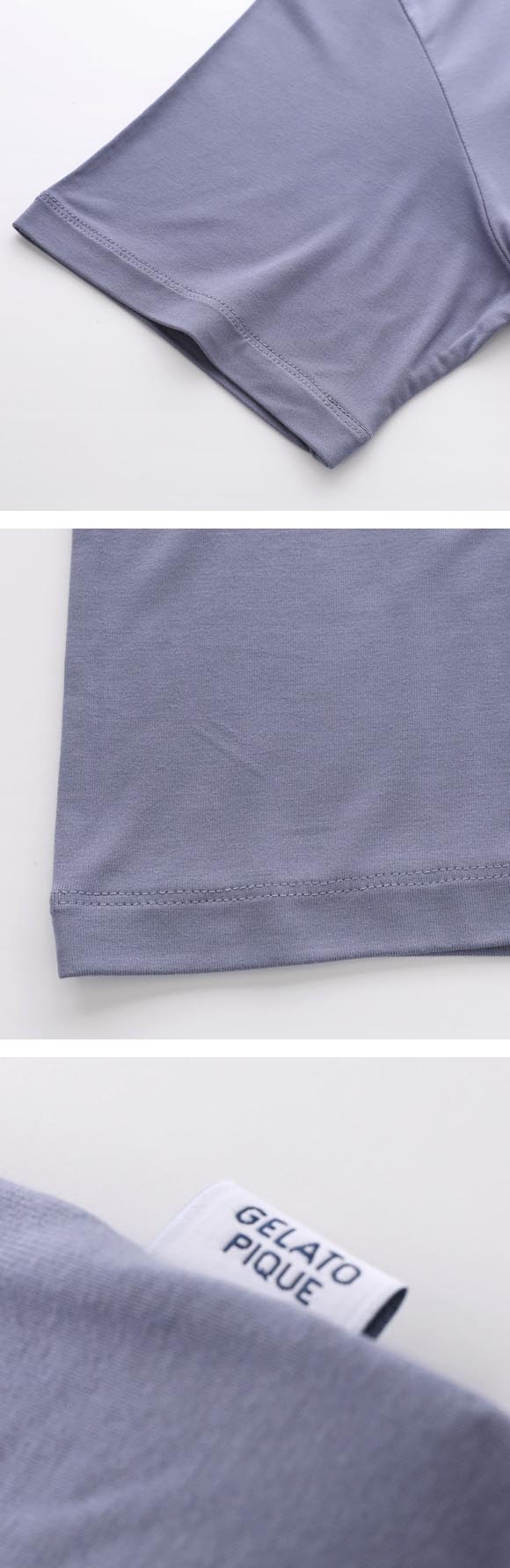 ジェラートピケ オム メンズ 接触冷感 スリーピングダイナソーワンポイントTシャツ ジェラピケ パジャマ GELATO PIQUE HOMME