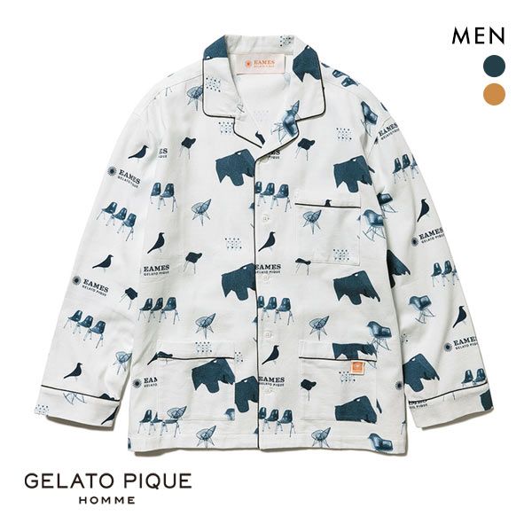 ジェラートピケ オム GELATO PIQUE HOMME メンズ EAMES パウダーロゴ ...