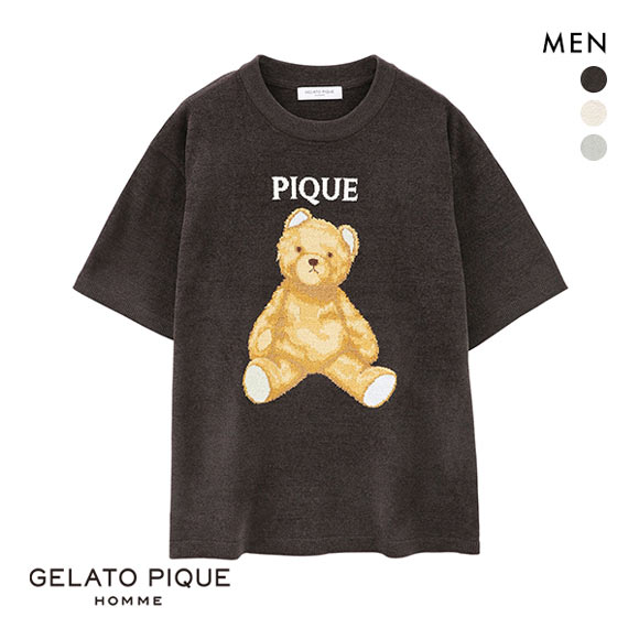 ジェラートピケ オム GELATO PIQUE メンズ HOMME エアモコベアプル 