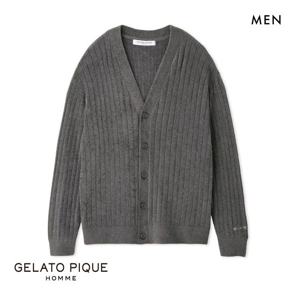 ジェラートピケ オム GELATO PIQUE メンズ HOMME 調温スムーズィーカーディガン ジェラピケ ルームウェア パジャマ