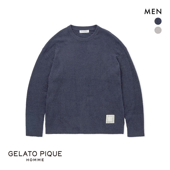 ジェラートピケ【HOMME】ホットスムーズィーリブプルオーバー&りブロングパンツ gelato pique ジェラートピケ オム メンズ ホットスムーズィー