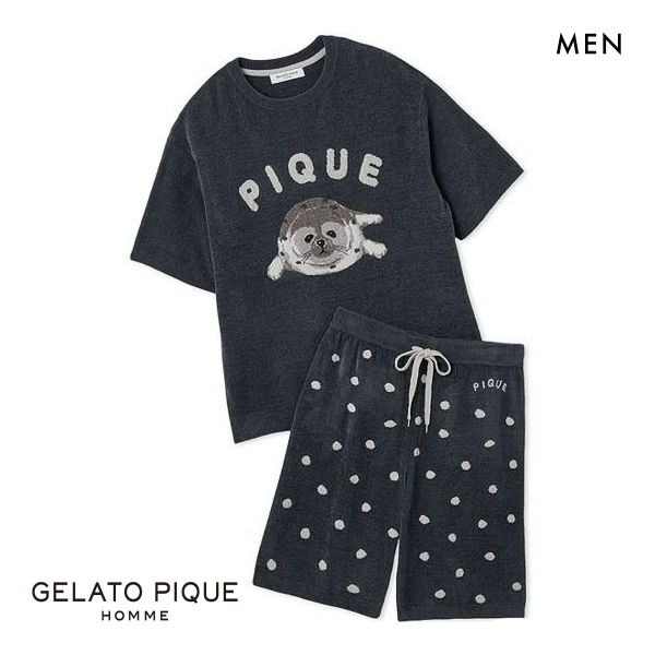 gelato pique ジェラートピケ オム メンズ スムーズィーliteロゴ