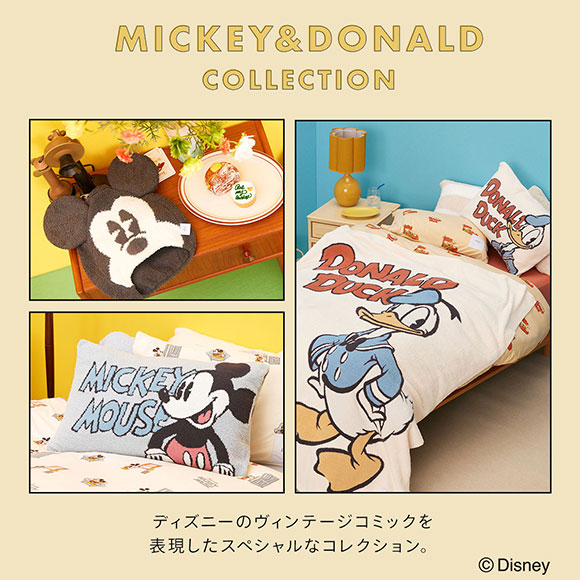 ジェラートピケ gelato pique Sleep Mickey&Donald/ジャガードマルチ