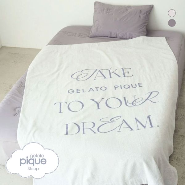 ジェラートピケ スリープ ロゴデザイン 今治タオルケット ジェラピケ gelato pique Sleep | gelato pique | 01