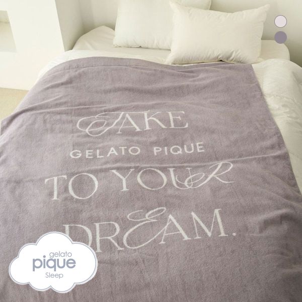 ジェラートピケ スリープ ロゴデザイン 今治タオルケット ジェラピケ gelato pique Sleep | gelato pique | 02