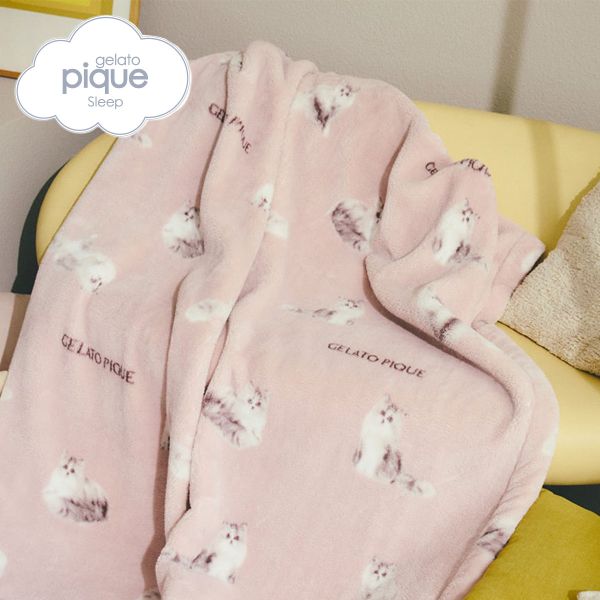 【新品未使用】タグ付きジェラピケハートロゴちび刺繍 毛布 gelato pique｜【Sleep】ハートロゴちび刺繍 毛布 | Rakuten
