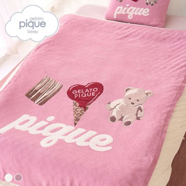 ジェラートピケ スリープ Valentine ジャガードマルチカバー ジェラピケ gelato pique SLEEP バレンタイン 母の日_2
