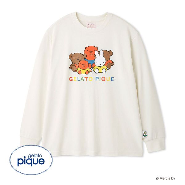 ジェラートピケ gelato pique Dick Bruna UNISEX ワンポイントロンT  