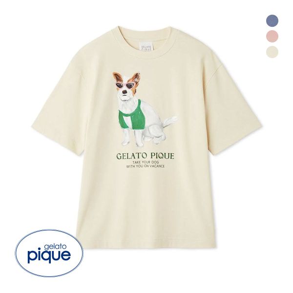 gelato pique ジェラートピケ ユニセックス ワンポイントTシャツ