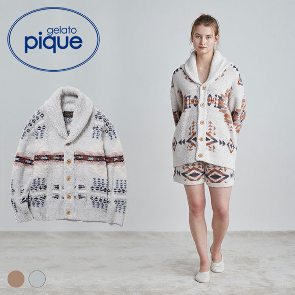最安値挑戦 ジェラートピケ Gelato Pique Pendleton Unisex カウチン パジャマ ルームウェア ジェラピケ 本物