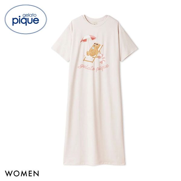 【即日発送❣️】ジェラートピケ ワンピース ラビット gelato pique（ジェラートピケ） パジャマ ルームウェア ラビット柄