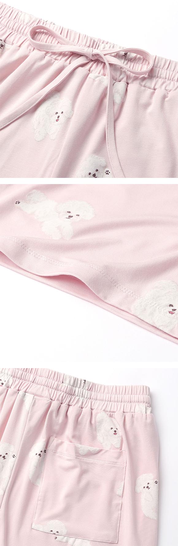 ジェラートピケ レディース ドッグ柄ロングパンツ ジェラピケ パジャマ ルームウェア gelato pique