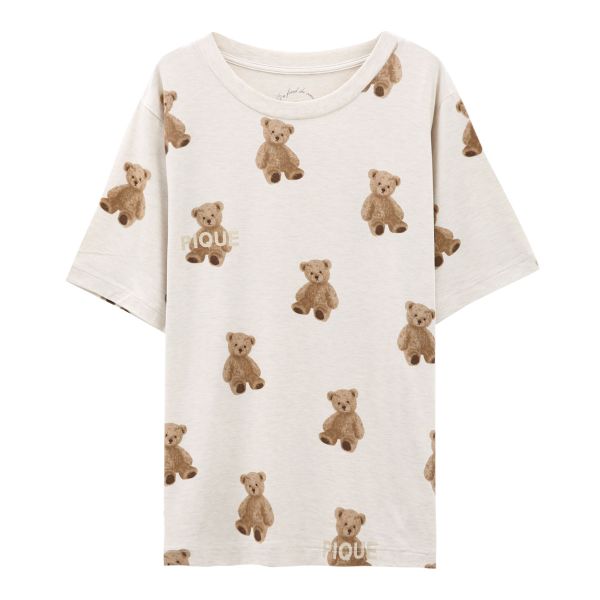 高級品 ジェラートピケ gelato pique ルームウェア レディース PIQUEベア柄Tシャツ ジェラピケ パジャマ 下着、靴下、部屋着 