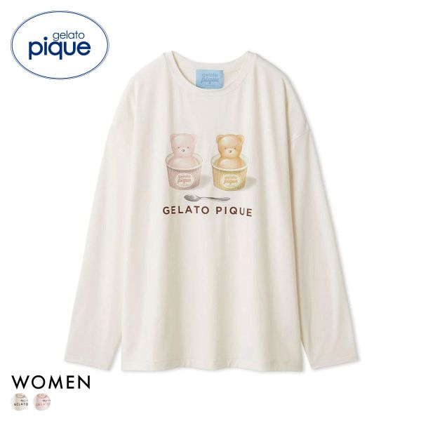 ジェラートピケペアパジャマ（レディースファッション