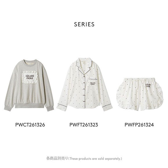 ジェラートピケ レディース WhiteDay 3柄フリルショートパンツ ジェラピケ パジャマ ルームウェア gelato pique ホワイトデー