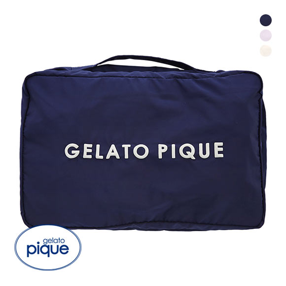 ジェラートピケ gelato pique カラバリトラベルポーチL ジェラピケ