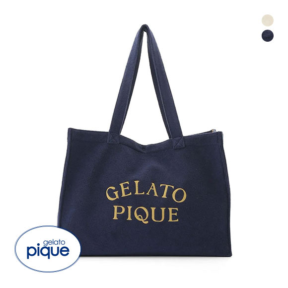 最終価格 ❤︎  gelato pique gelato pique ジェラートピケ パイルロゴトートバッグ
