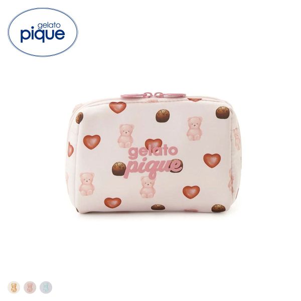ジェラートピケ ポーチ ハート（レディースバッグ） | ファッション の