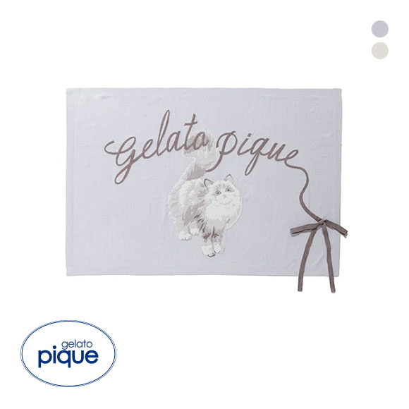 gelato pique ジェラートピケ CATジャガードブランケット