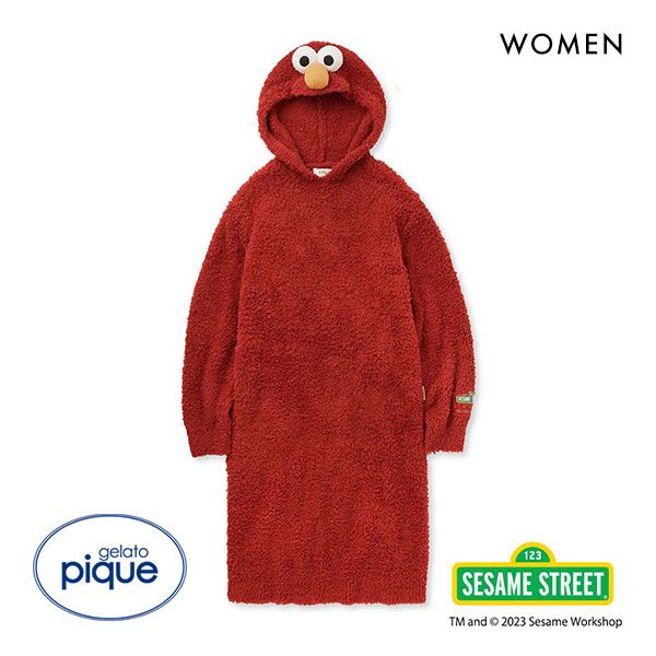 ジェラートピケ キッズアンドベイビー gelato pique Kids＆Baby SESAME STREET BABY エルモロンパース ジェラピケ  ルームウェア