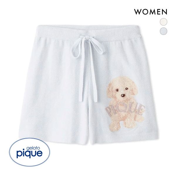 ジェラートピケ レディース トイプードルジャガードショートパンツ ジェラピケ パジャマ ルームウェア gelato pique | gelato pique | 02