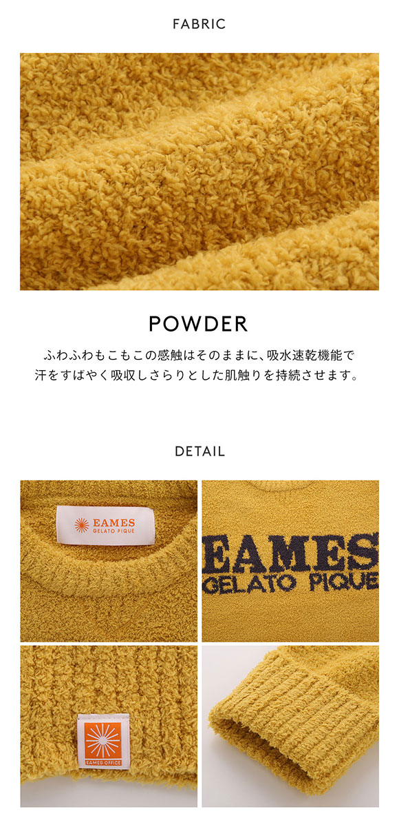 ジェラートピケ gelato pique レディース EAMES パウダーロゴジャ