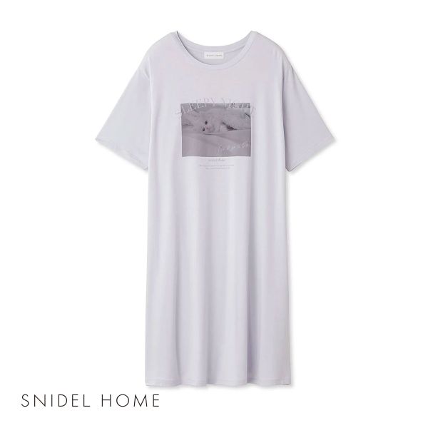 スナイデルホーム SNIDEL HOME ネコTシャツ ワンピース パジャマ ルームウェア｜shirohato｜04