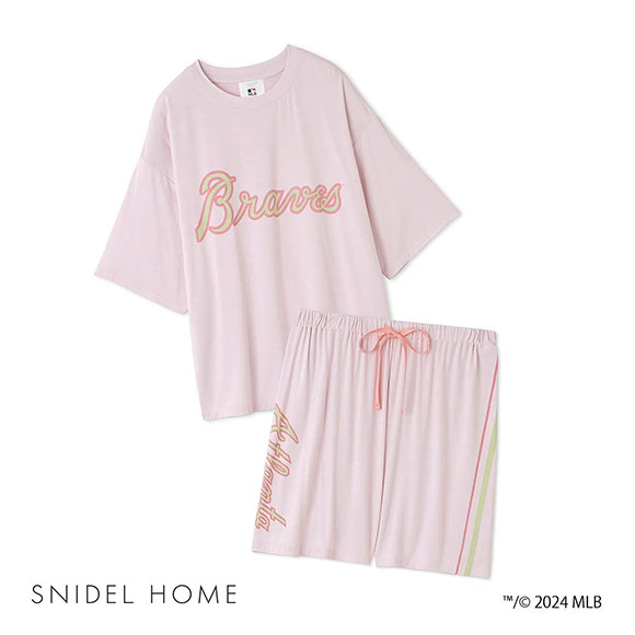 SNIDEL スナイデルホーム HOME MLB カットソーセットアップ 上下