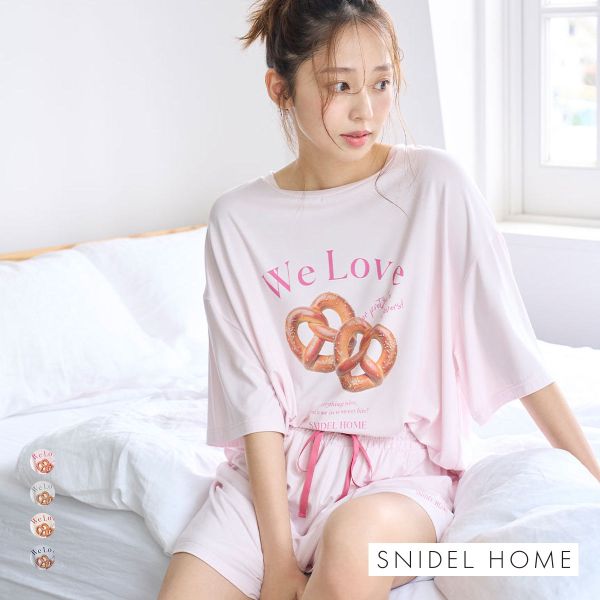 新品タグ付き スナイデルホーム ハートプリントルームウェア上下セット 公式】SNIDEL HOME（スナイデル ホーム）公式サイト