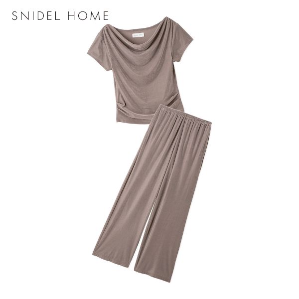 スナイデルホーム シアーベロアセットアップ 上下セット パジャマ ルームウェア SNIDEL HOMEの画像