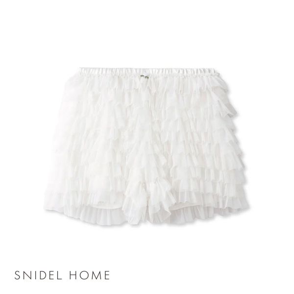 スナイデルホーム SNIDEL HOME Roseチュールショートパンツ パジャマ ルームウェア