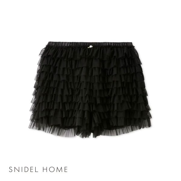 スナイデルホーム SNIDEL HOME Roseチュールショートパンツ パジャマ ルームウェア