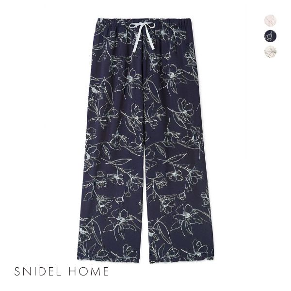 SNIDEL スナイデルホーム Moispro 線画 ロングパンツ パジャマ