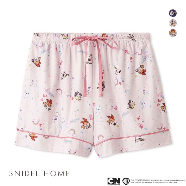 SNIDEL スナイデルホーム パワーパフ ガールズ プリントショート