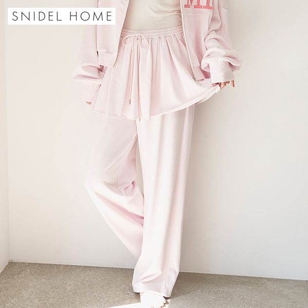 SNIDEL  ストレッチスウェットセットアップ　ピンク スウェット セットアップ（SNIDEL）のおすすめ人気商品一覧 通販