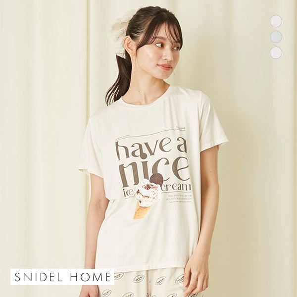 スナイデルホーム SNIDEL HOME SorbetFeel カットTワンピース パジャマ ルームウェア