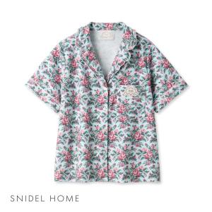 スナイデルホーム SNIDEL HOME FEILER パイル開襟シャツ パジャマ ルームウェア