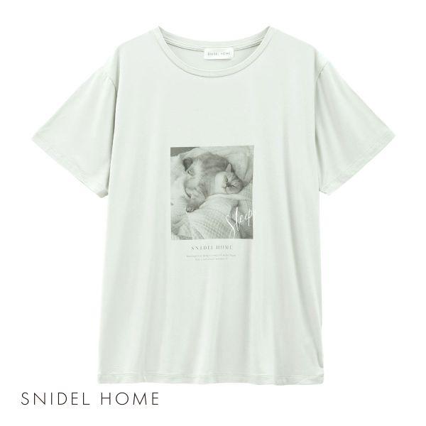 スナイデルホーム SNIDEL HOME ネコTシャツ パジャマ ルームウェア｜shirohato｜02
