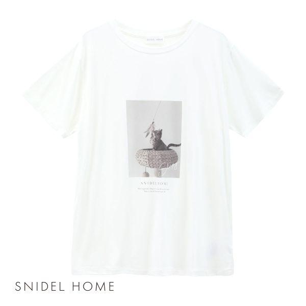スナイデルホーム SNIDEL HOME ネコTシャツ パジャマ ルームウェア｜shirohato｜04