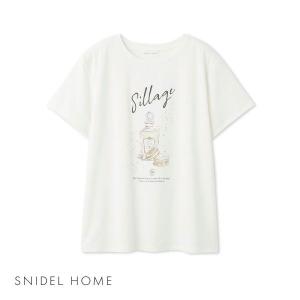 スナイデルホーム SNIDEL HOME パフュームシリーズロゴTシャツ パジャマ ルームウェア