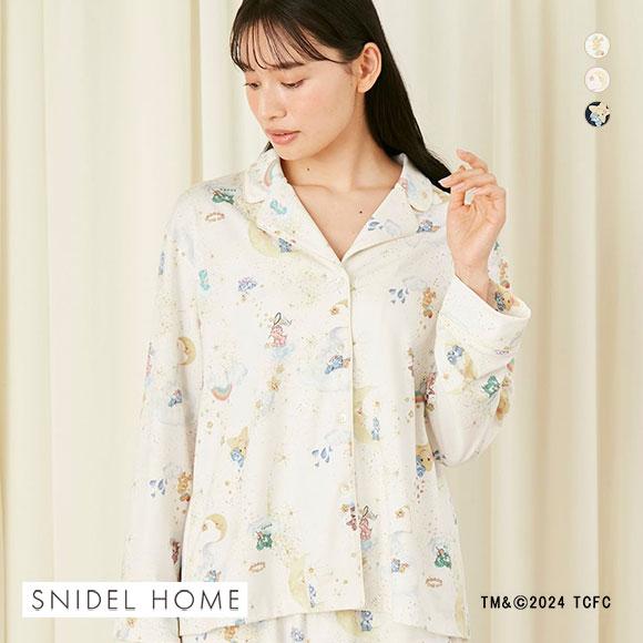 スナイデルホーム SNIDEL HOME ケアベア 開襟トップス パジャマ ルーム