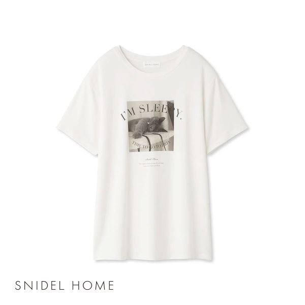 スナイデルホーム SNIDEL HOME ネコTシャツ パジャマ ルームウェア｜shirohato｜02