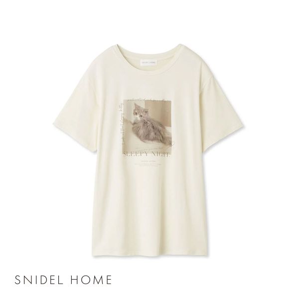 スナイデルホーム SNIDEL HOME ネコTシャツ パジャマ ルームウェア｜shirohato｜03