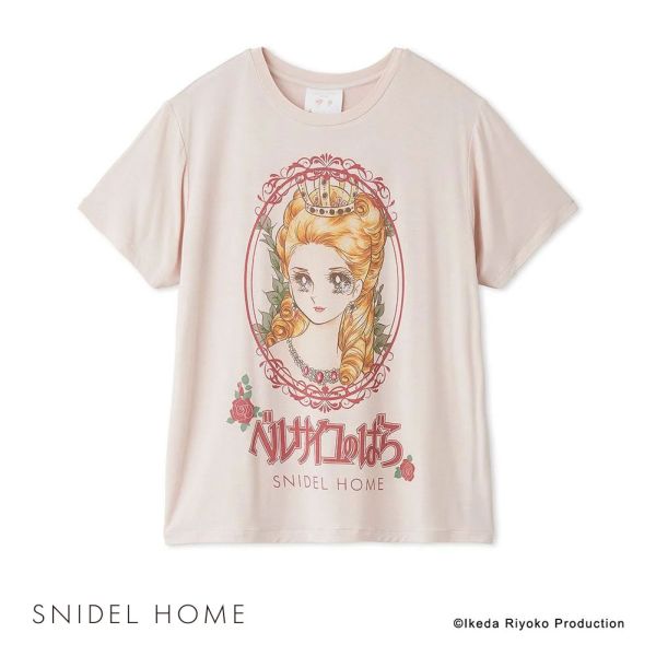 スナイデルホーム SNIDEL HOME ベルサイユのばら プリントTシャツ パジャマ ルームウェア